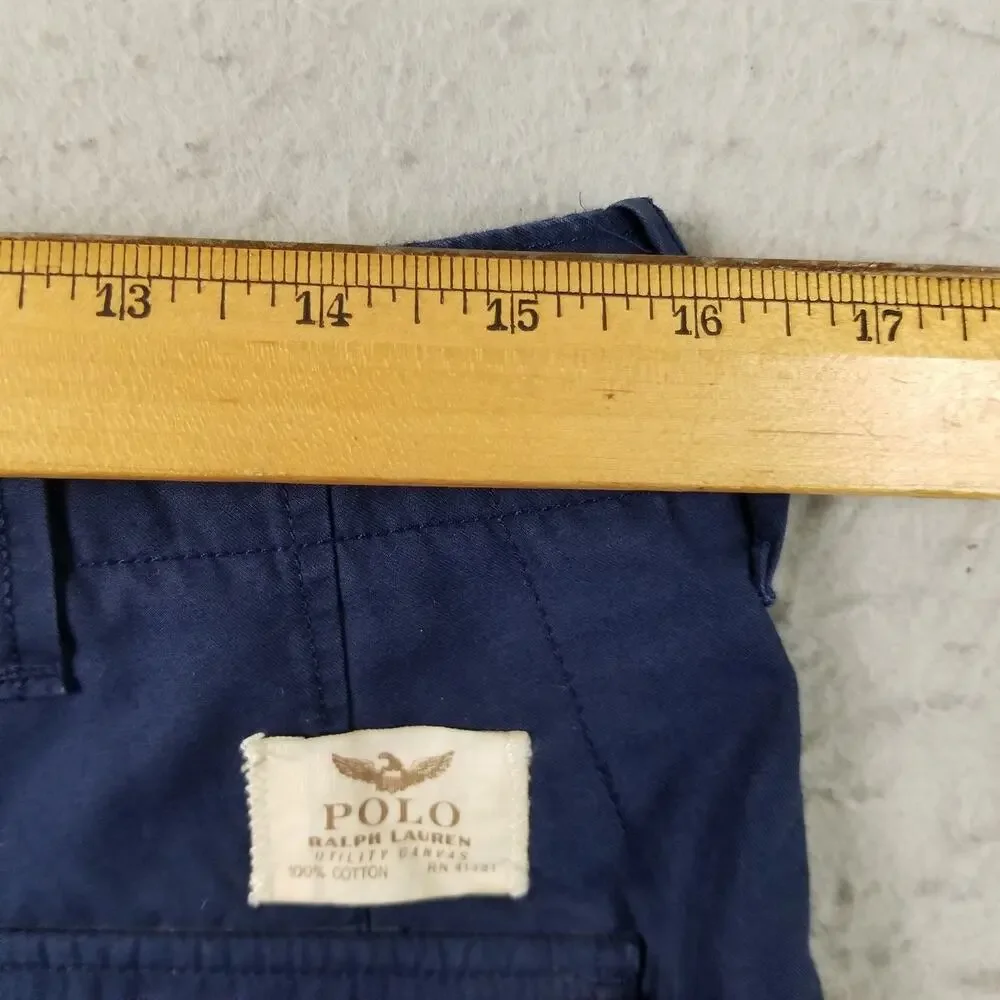 Polo Ralph Lauren Cargo Shorts Mens 31‎ Utility Canvas Pockets Rugged Outdoor
